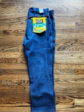 Wrangler Dark Blue Slim Fit Cowboy Cut Jeans
